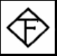 Formosan Glass Company F in sideways square